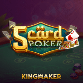 5 Card Poker table artwork