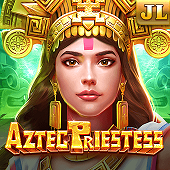 Aztec Priestess jungle temple slot artwork