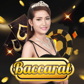 Baccarat A live dealer table artwork