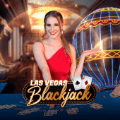 Las Vegas Blackjack live dealer table artwork