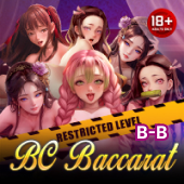 Sexy Blockchain Baccarat live dealer table artwork
