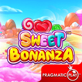 Sweet Bonanza candy cluster slot artwork
